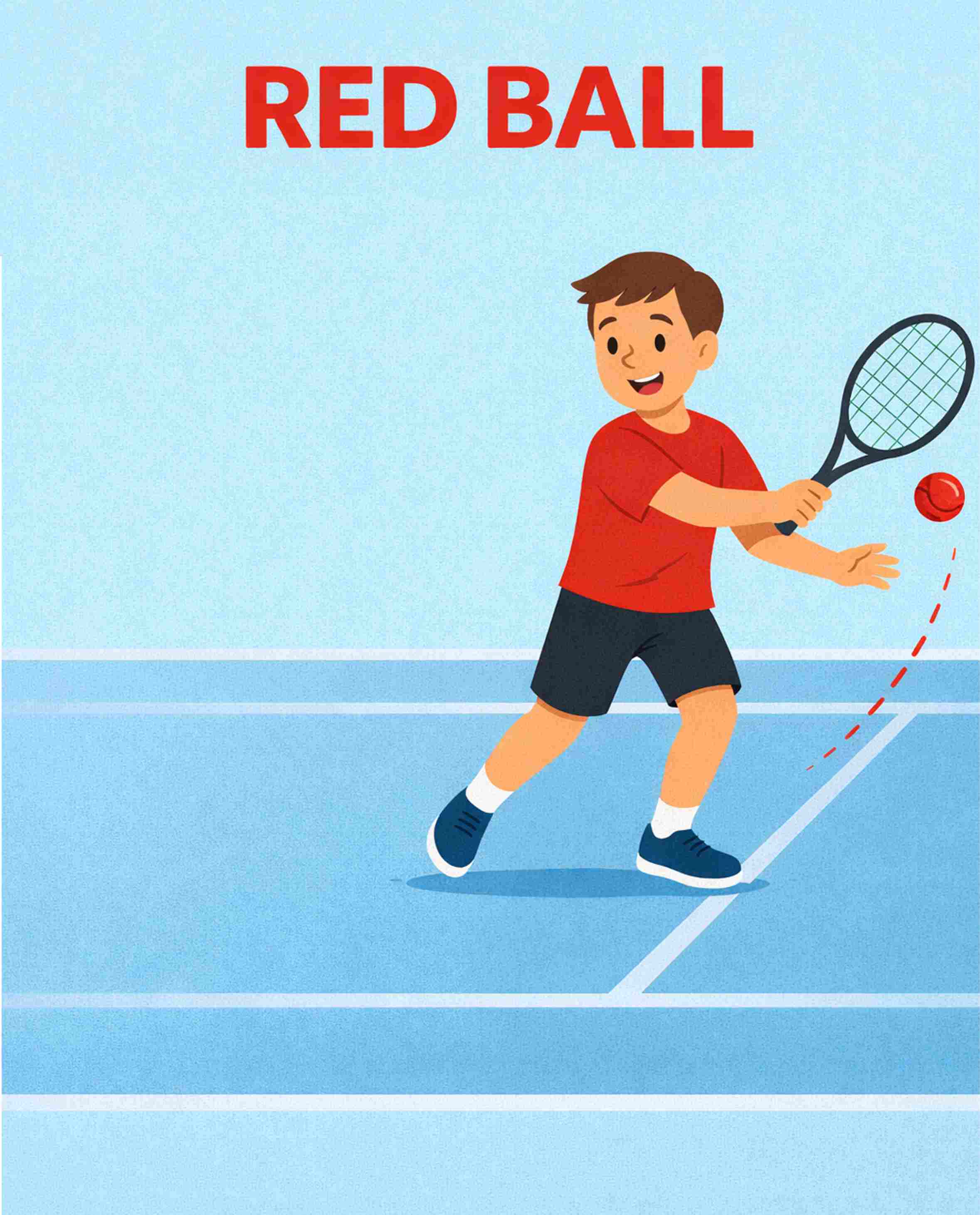 Red Ball junior tennis coaching program in Adelaide